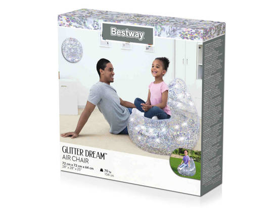Bestway Glitter Inflatable armchair 0.72x0.72cm 75105