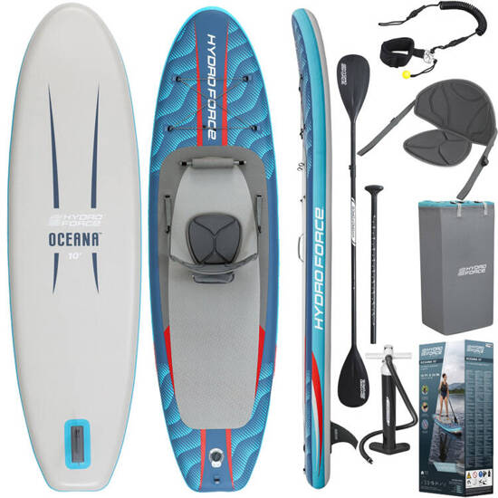 Bestway Hydro-Force 2in1 SUP Board with Backrest Set 305cmx84cmx15cm 6532B