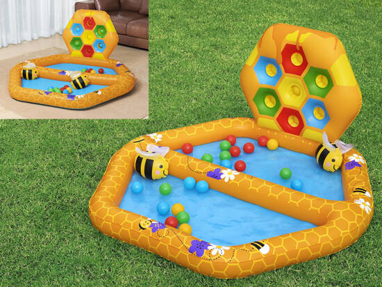 Bestway Inflatable Playground for Babies with Balls BEES 52639