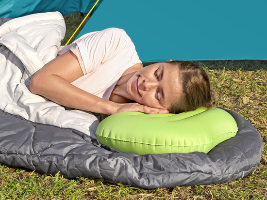 Bestway Inflatable Travel Pillow WanderLite GREEN 42cmx30cm 69624