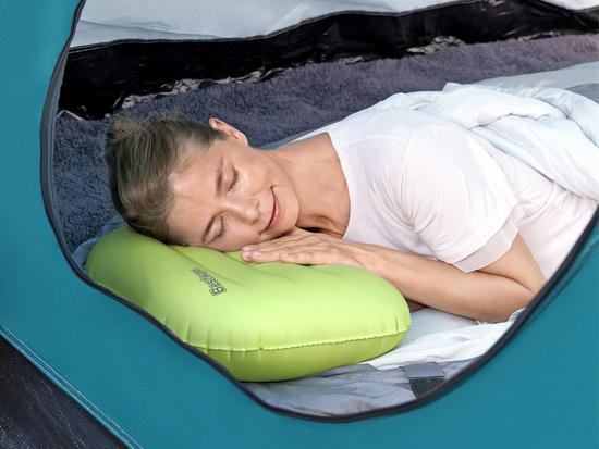 Bestway Inflatable Travel Pillow WanderLite GREEN 42cmx30cm 69624