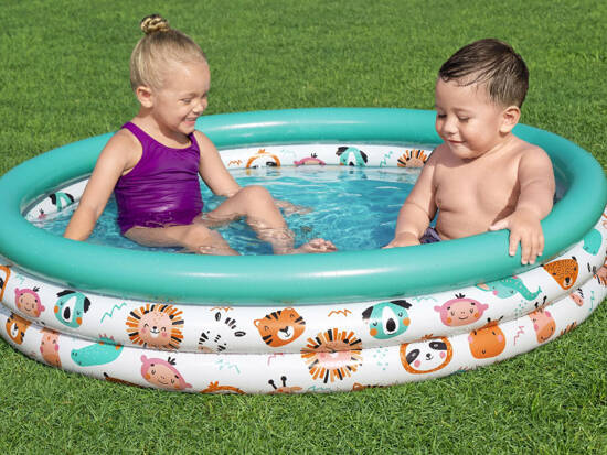 Bestway Inflatable children's paddling pool SAFARI ANIMALS 122cm 51226