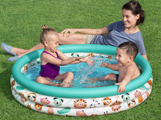 Bestway Inflatable children's paddling pool SAFARI ANIMALS 122cm 51226