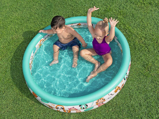 Bestway Inflatable children's paddling pool SAFARI ANIMALS 122cm 51226