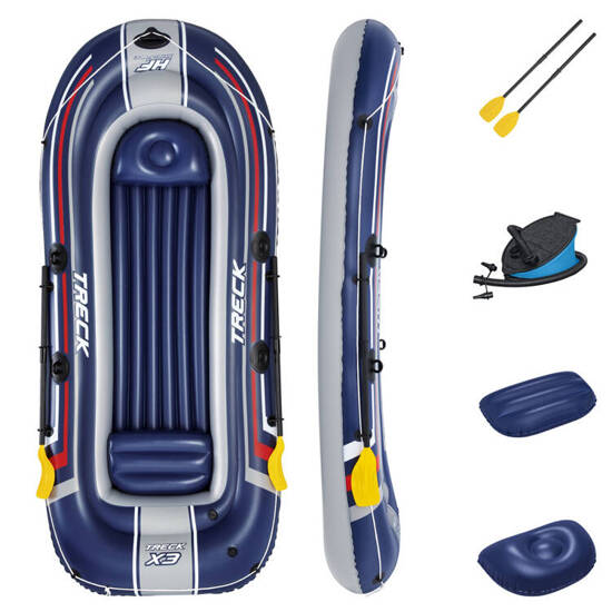 Bestway Inflatable dinghy TRECK X3 4-seater oars 61110