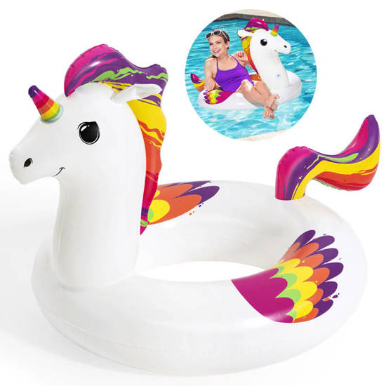 Bestway Inflatable large swimming ring UNICORN 119cm 36159