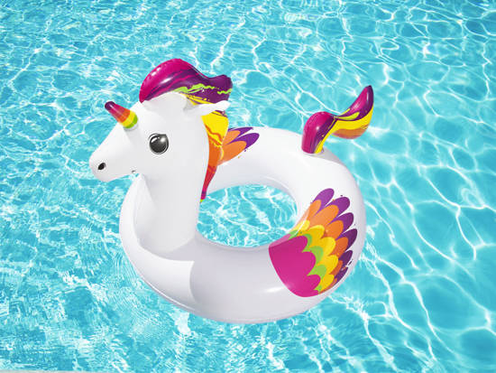 Bestway Inflatable large swimming ring UNICORN 119cm 36159