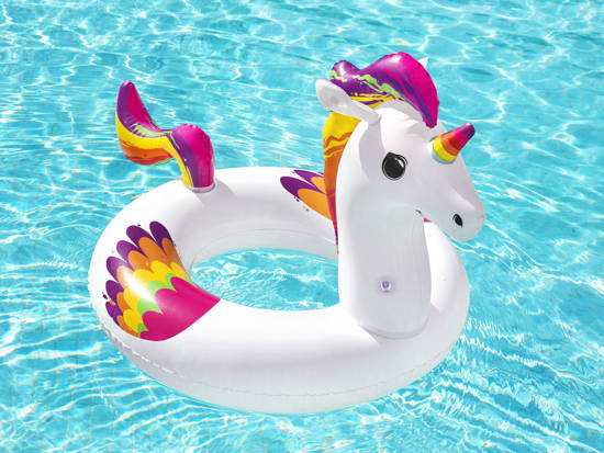 Bestway Inflatable large swimming ring UNICORN 119cm 36159