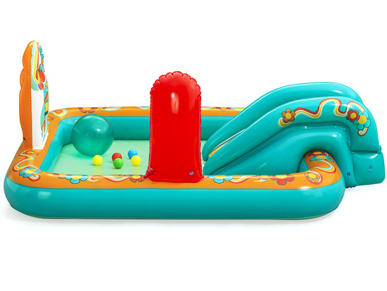 Bestway Inflatable playground RETRO Slide + sprinkler + balls 53164