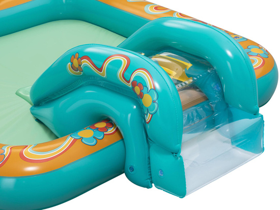 Bestway Inflatable playground RETRO Slide + sprinkler + balls 53164