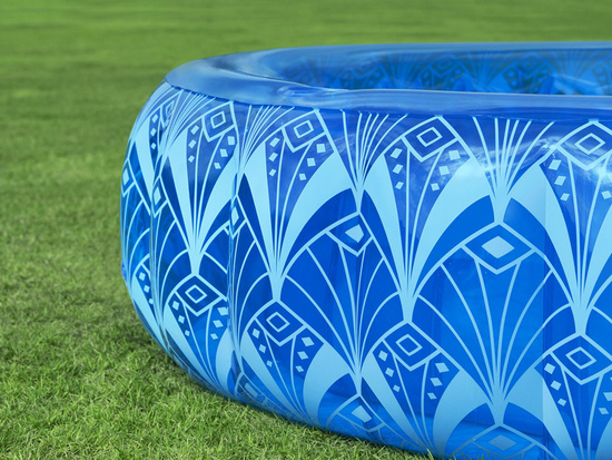 Bestway Inflatable pool BOHEMIAN BLUE + 2 cup holders 168x53cm 54479