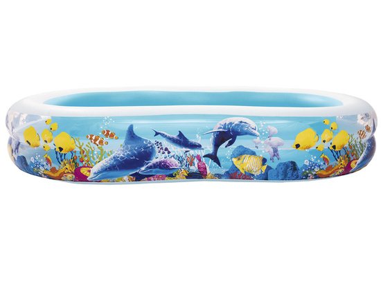 Bestway Inflatable pool fish'n friends 262 x 157x46cm 54118