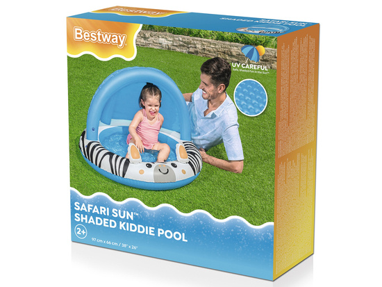 Bestway Inflatable pool with roof ZEBRA 97cm Safari Sun 52559