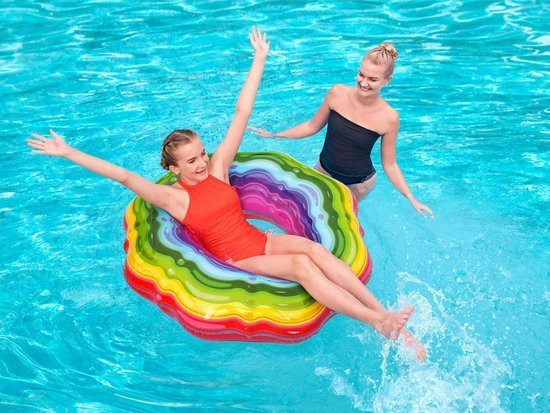 Bestway Inflatable swimming ring COLOURED JELLY 36163