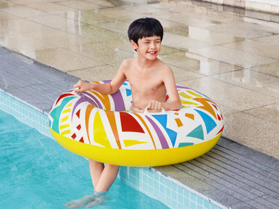 Bestway Inflatable swimming ring GEOMETRIC 107cm 12+ 36228