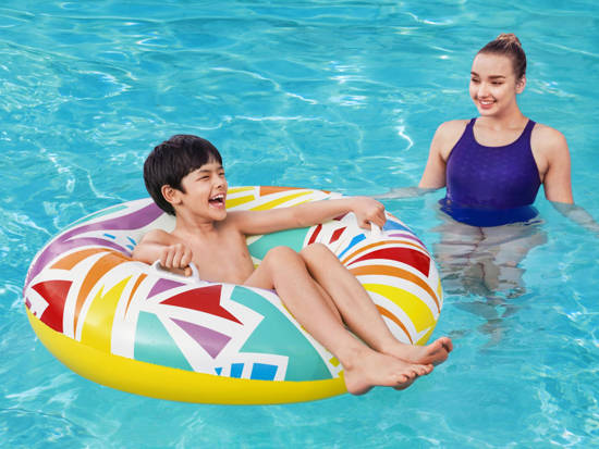 Bestway Inflatable swimming ring GEOMETRIC 107cm 12+ 36228