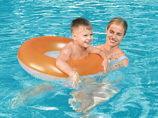 Bestway Inflatable swimming ring ORANGE 76cm 36024