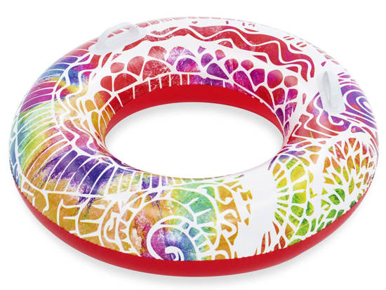 Bestway Inflatable swimming ring with handles RED 91cm 36084