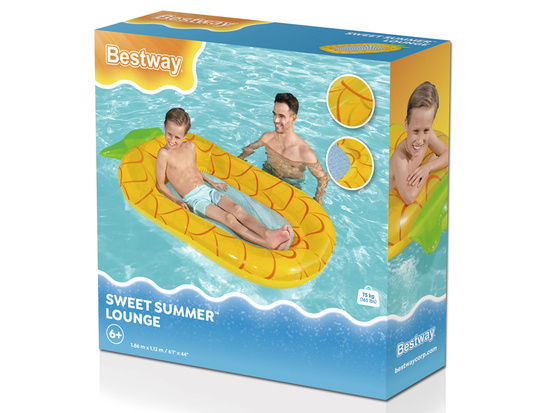 Bestway Inflatable water mattress for children Mesh bottom ANANAS 43644