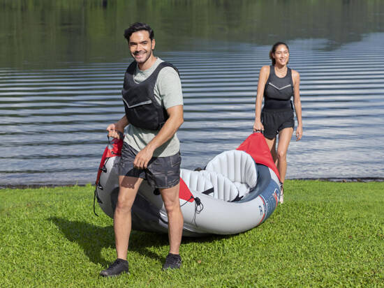 Bestway Kayak Rapid X3 inflatable 3-seater + paddles bag 381x100 cm 65132