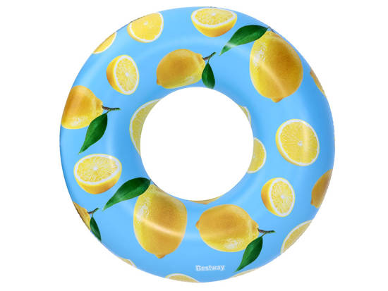 Bestway Large inflatable swimming ring LEMON 119cm 36229