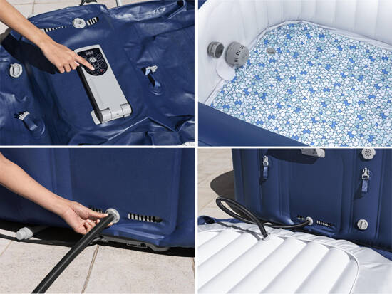 Bestway Lay-Z-Spa HAWAII hydromassage built-in pump WiFi app 6001H