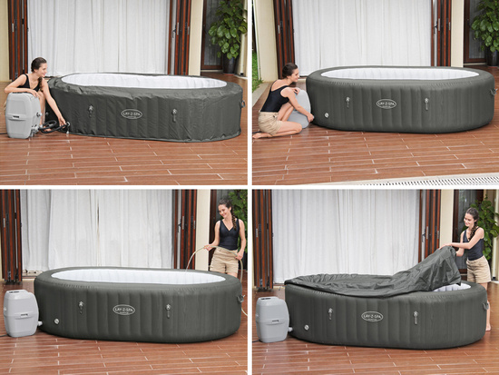 Bestway Lay-Z-Spa Mauritius jacuzzi 5-7 people WiFi app hydromassage 60067