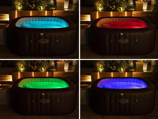 Bestway Lay-z-Spa Maldives Pro7 2025 jacuzzi WiFi app LED 5-7os6001U