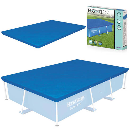 Bestway Rectangular Frame Pool Cover 259x170cm 58105