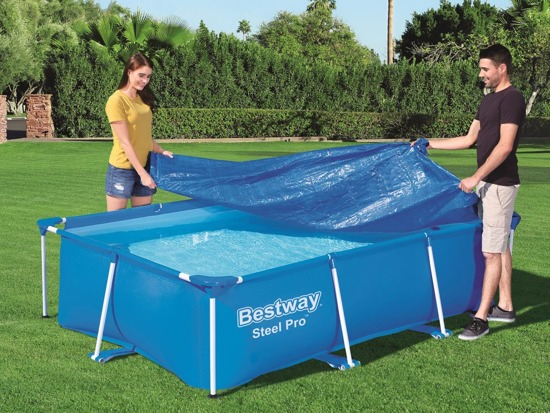 Bestway Rectangular Frame Pool Cover 259x170cm 58105