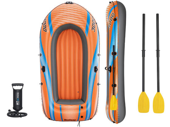 Bestway Set Inflatable pontoon Kondor Elite 3000 with oars and pump 61145