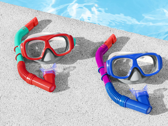 Bestway Set Mask with snorkel for diving RED 7+ 24032