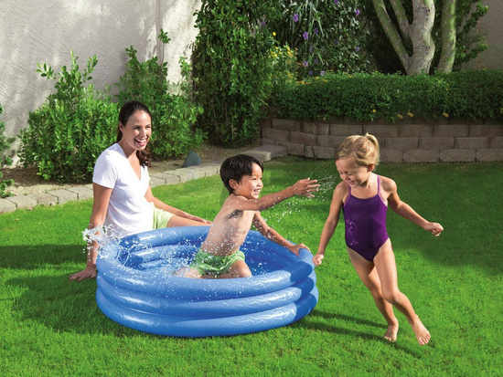 inflatable pool in shower