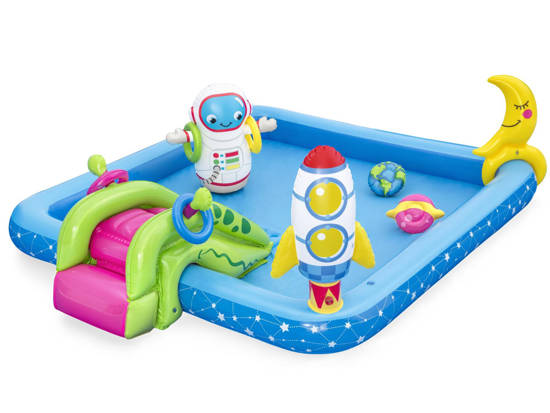 Bestway Swimming Pool Paddling Pool Water Playground KOSMOS + Slide + Cannon 53126