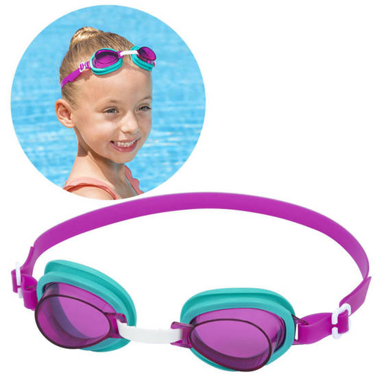 Bestway Swimming goggles PINK goggles for the pool 3+ 21002