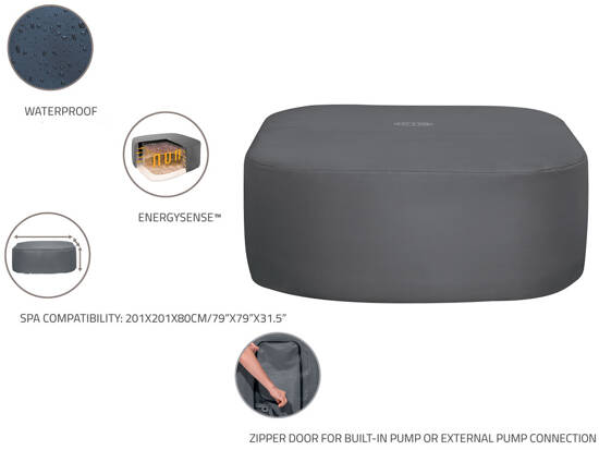 Bestway Thermal Cover ENERGYSENSE for Lay-Z-Spa 201 cm 60332