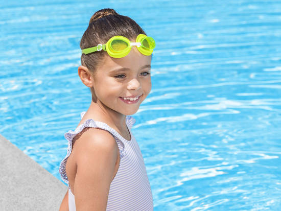 Bestway green glasses, goggles for swimming 3+ 21002
