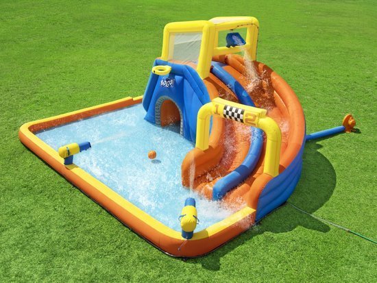 Bestway huge WATER PLAYGROUND 551x502x265cm slide wall 53377