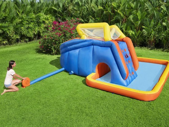 Bestway huge WATER PLAYGROUND 551x502x265cm slide wall 53377