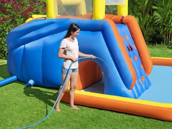 Bestway huge WATER PLAYGROUND 551x502x265cm slide wall 53377