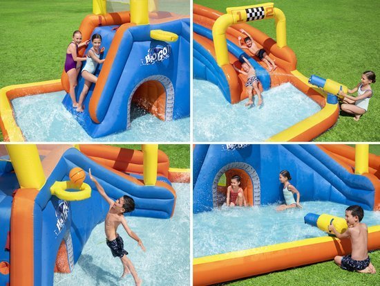 Bestway huge WATER PLAYGROUND 551x502x265cm slide wall 53377