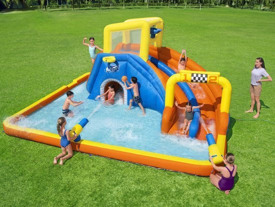 Bestway huge WATER PLAYGROUND 551x502x265cm slide wall 53377