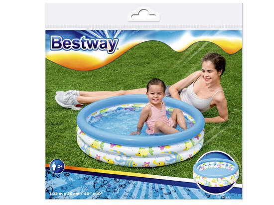Bestway inflatable paddling pool 102cm 51008