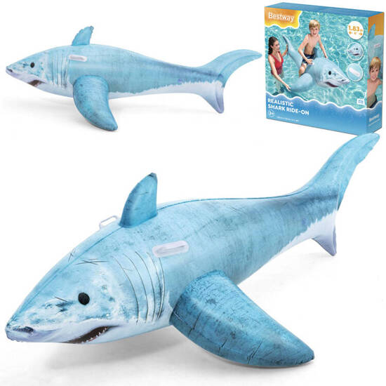 Bestway inflatable shark for swimming 183x102cm 41405