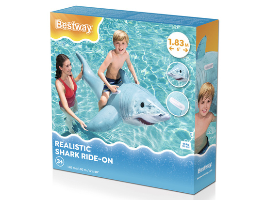 Bestway inflatable shark for swimming 183x102cm 41405