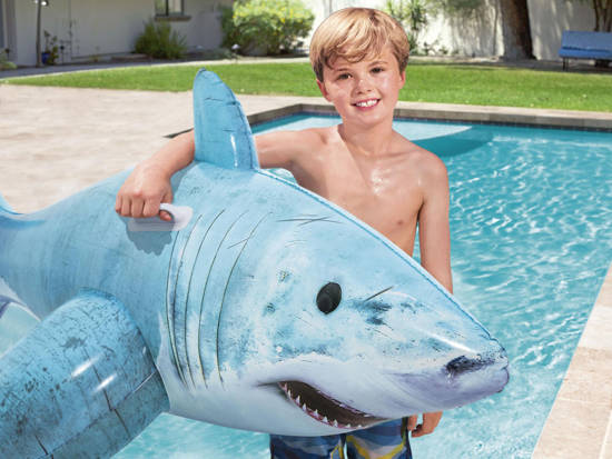 Bestway inflatable shark for swimming 183x102cm 41405