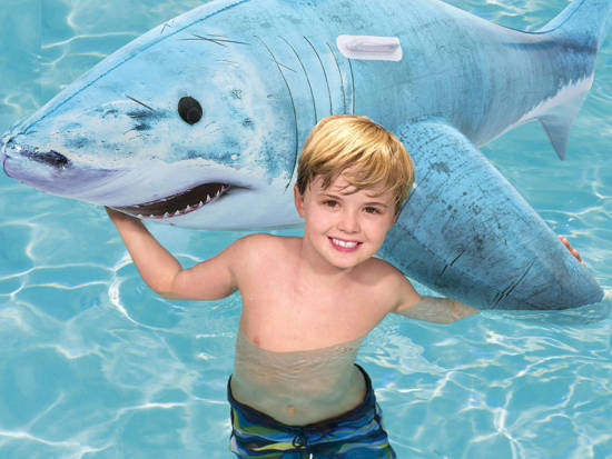 Bestway inflatable shark for swimming 183x102cm 41405