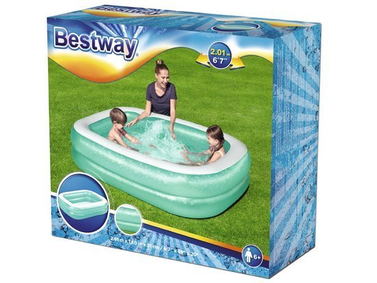 Bestway large inflatable pool 201x150x51cm 5400 5