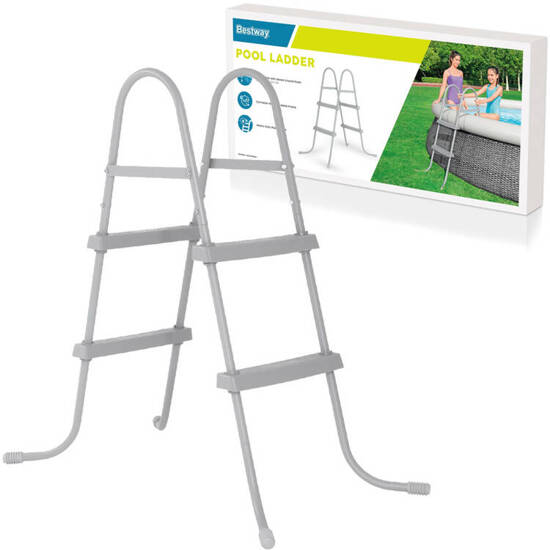 Bestway metal pool ladder 84cm 58430