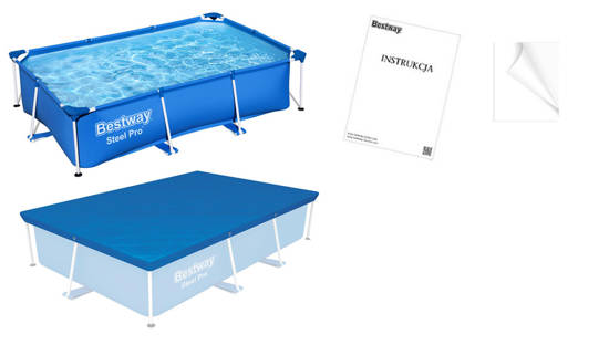 Bestway swimming pool Frame 259x170x61cm 5in1, cover 56403